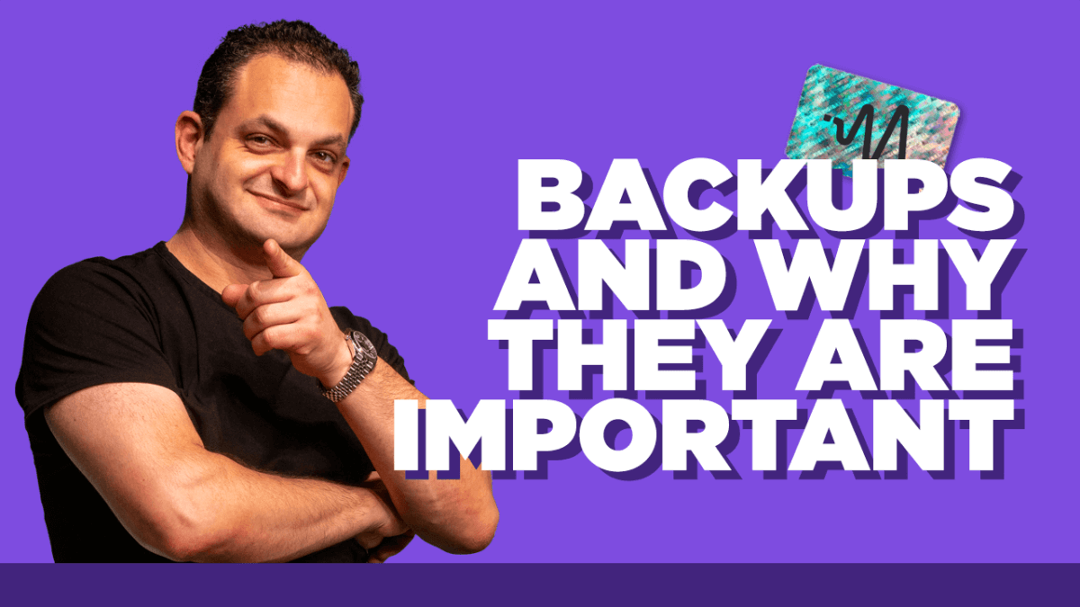 Backups and Why They Are Important