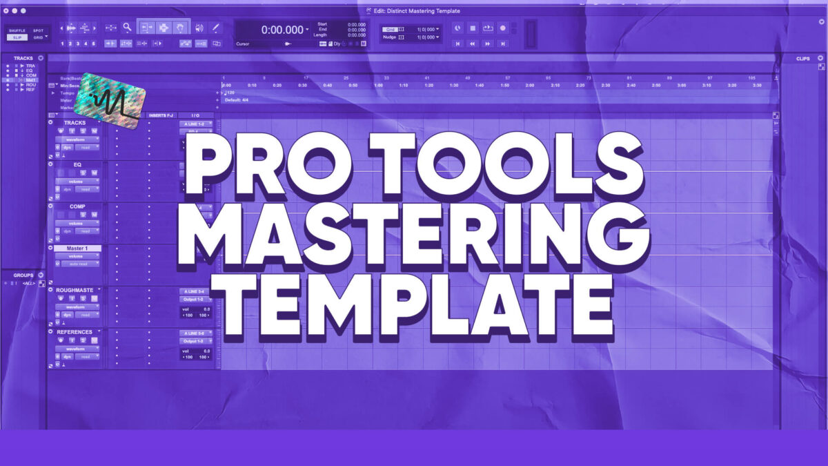 Pro Tools Mastering Template