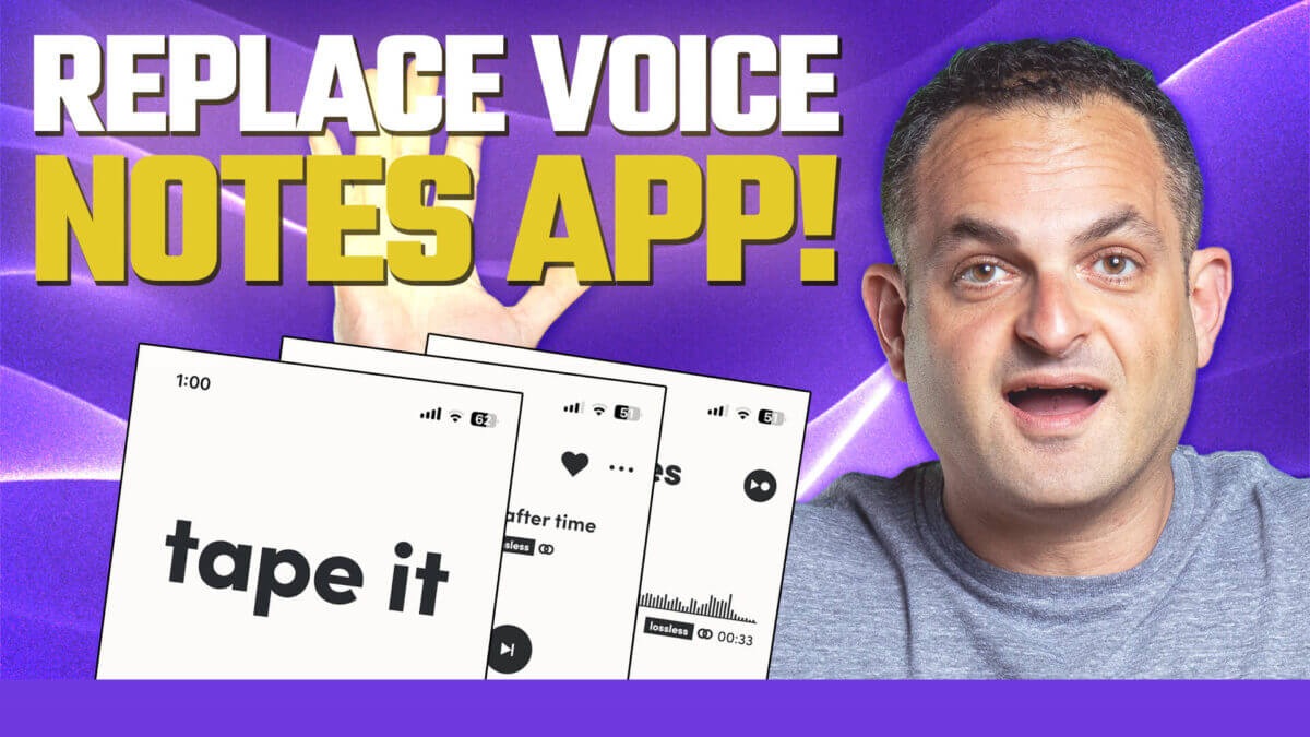 Replace Voice Notes App!