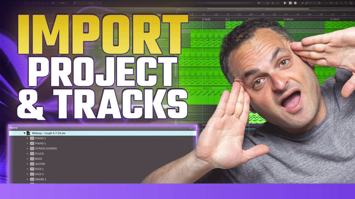 Import Project and Tracks
